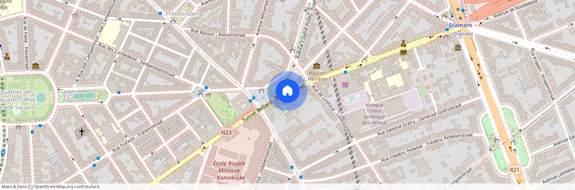 Place de Jamblinne de Meux 13B bus M09, 1030, Schaarbeek