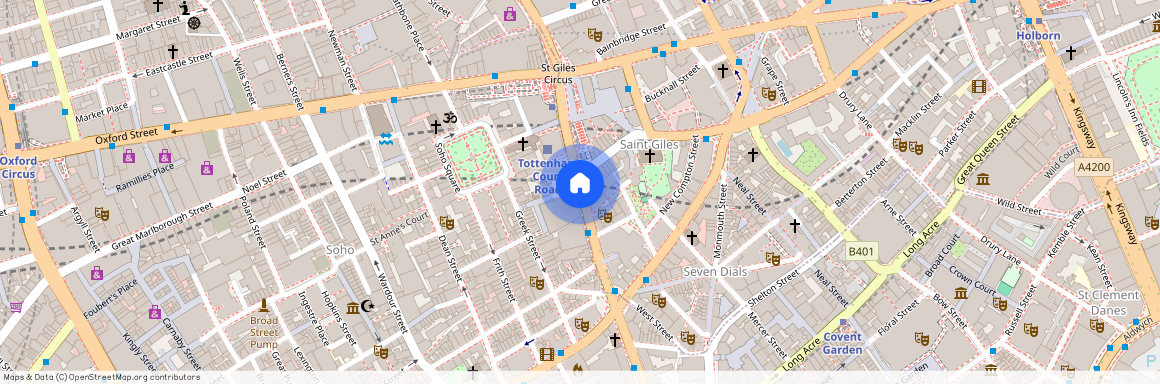 Charing Cross Road, Wc2H, Covent Garden