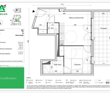 location Appartement T2 DE 41.53m² À MONTPELLIER - Photo 6