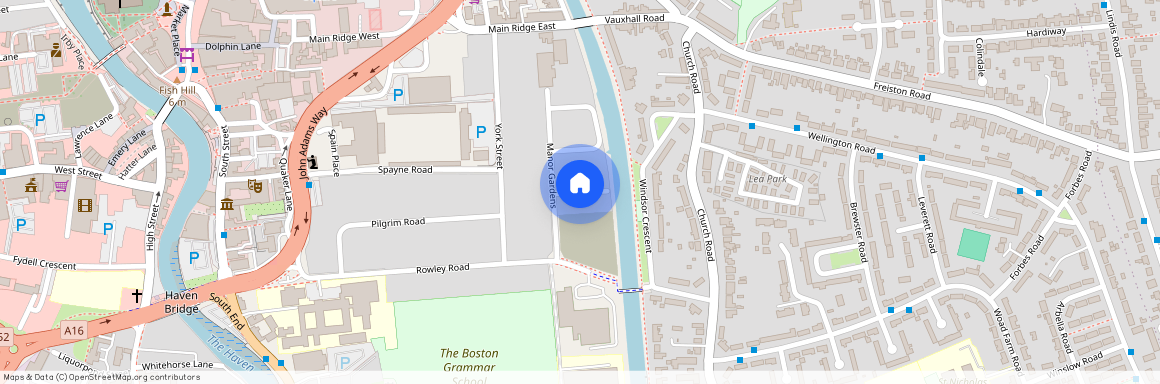 Manor Gardens, Boston, PE21