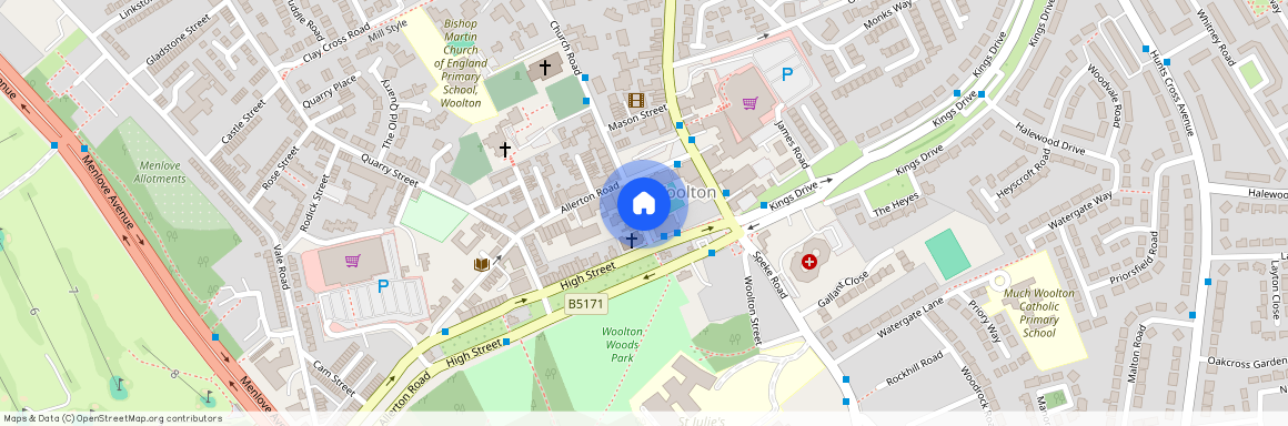 The Water Gardens, Church Road South, Woolton, L25