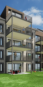 Moderne 3.5 Zimmer Neubauwohnung in Unteriberg, Alpenblick - Photo 3