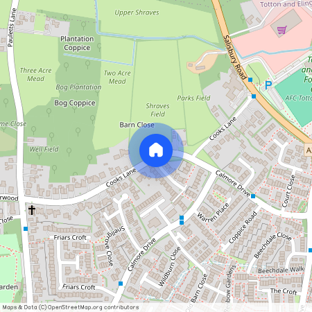 Cooks Lane, Calmore, Southampton, Hampshire, SO40