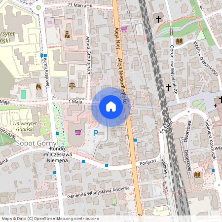 ul. 3 Maja, Centrum, Dolny Sopot, Sopot, pomorskie