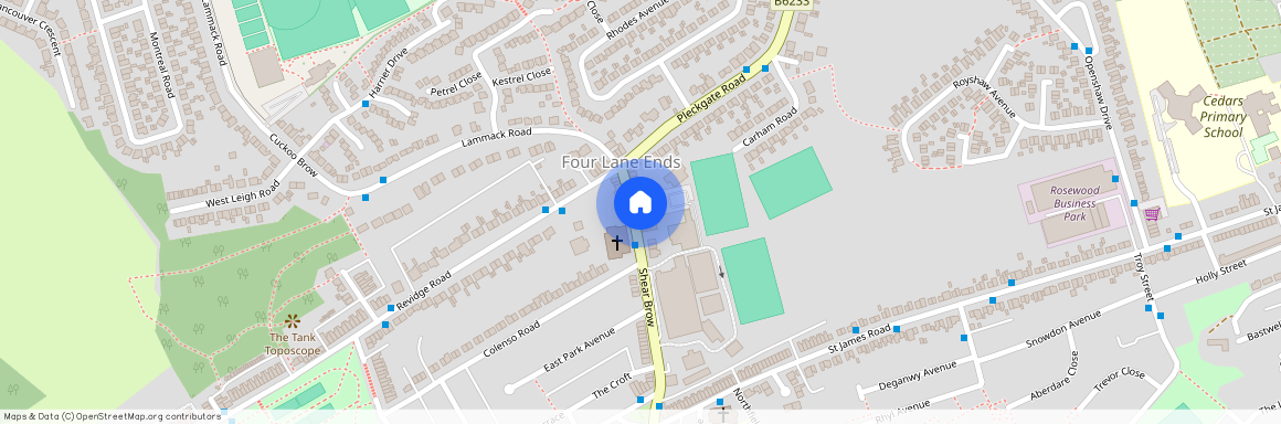 Shear Brow, BB1, BB1 8DS, Blackburn