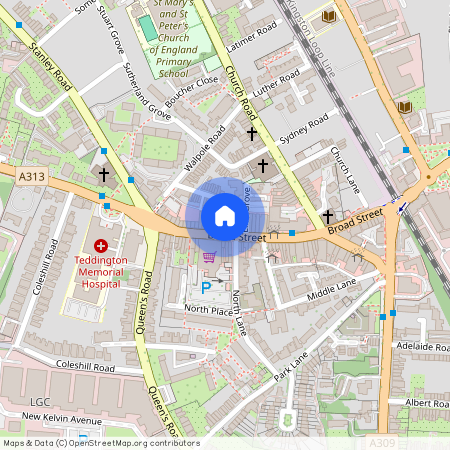 BROAD STREET, CENTRAL TEDDINGTON 7 MINS WALK STATION