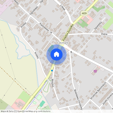 ul. ks. Koziołka, Krapkowice, Krapkowice, krapkowicki, opolskie