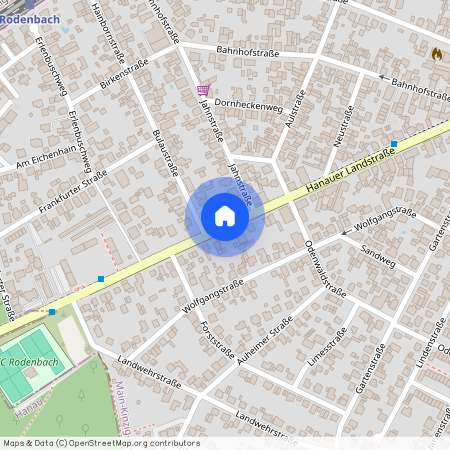 Hanauer Landstraße, 63517, Hanauer Landstraße    Rodenbach
