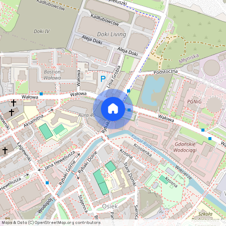 ul. Rybaki Górne, Śródmieście, Gdańsk, pomorskie