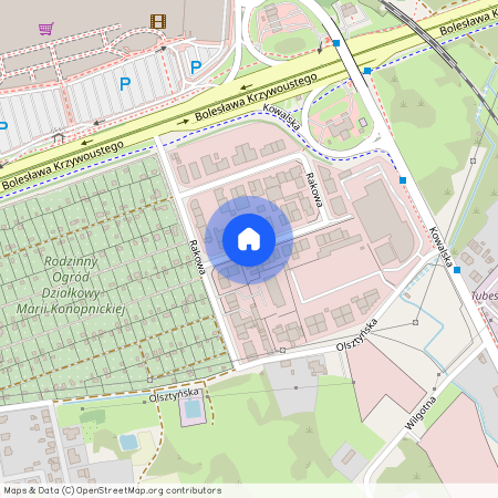 ul. Rakowa, Kowale, Psie Pole, Wrocław, dolnośląskie