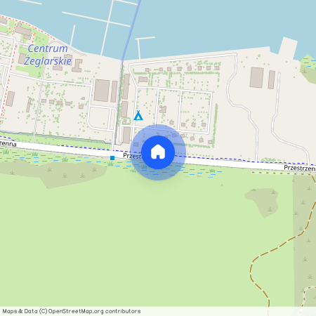 ul. Przestrzenna, Dąbie, Prawobrzeże, Szczecin, zachodniopomorskie