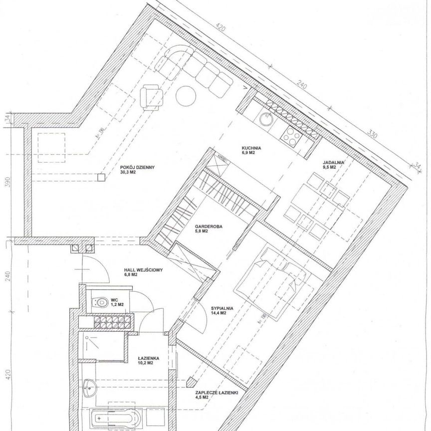 Bielany | 90 m2 | garaż | metro | zieleń 90 m² - Photo 1