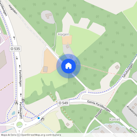 Hagliden, Landvetter