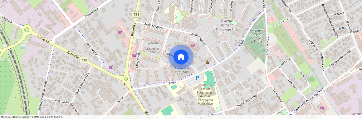 ul. Spółdzielcza, Warka, Warka, grójecki, mazowieckie