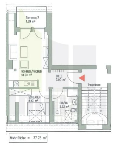 EUTRITZSCH + 2 RAUM MIETWOHNUNG + ERSTBEZUG NACH DACHGESCHOSSAUSBAU - Foto 5