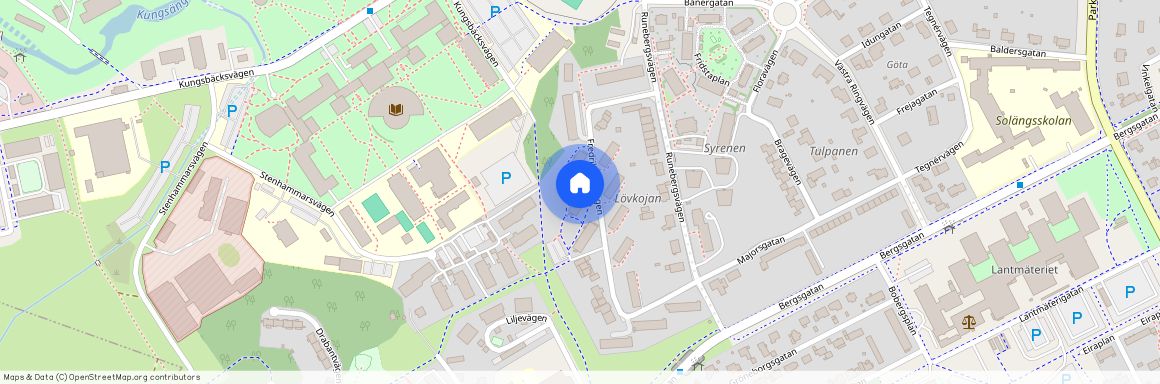 Fredriksdalsvägen 8 A, Villastaden