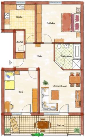 Wohnung in ruhiger, dennoch zentraler Lage von Kadelburg - Foto 3