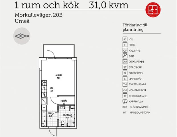 Morkullevägen 20 B - Foto 1