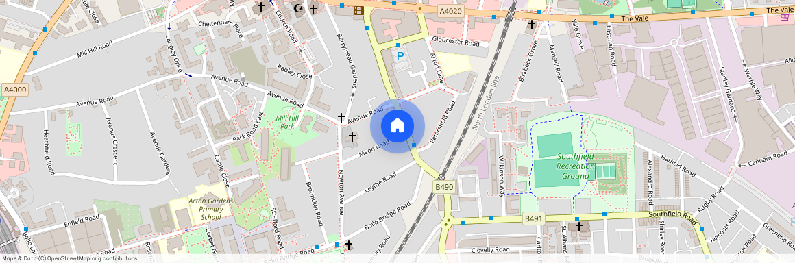 Acton Lane 1 bed flat with PRIVATE GARDEN, W3 8NX, London