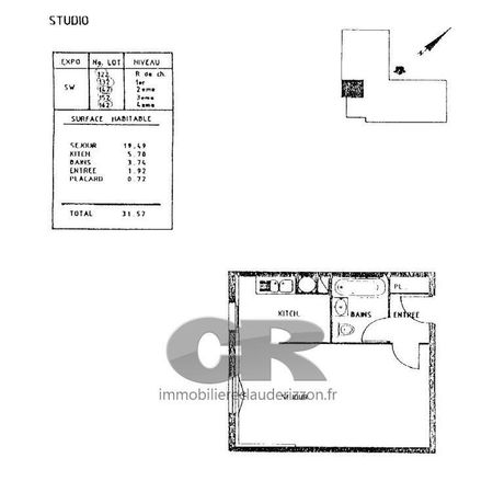 Location Appartement 1 pièce 32m² NANCY 54000 - Photo 2