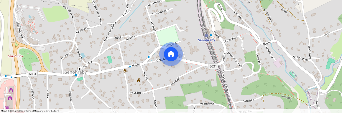 U školky, Senohraby, okres Praha-východ