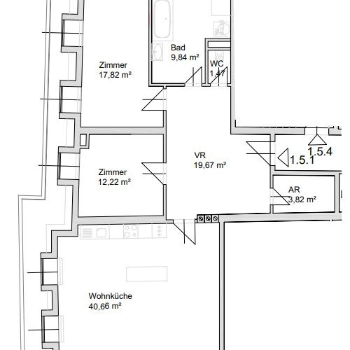 3-Zimmer-Wohnung in bester Innenstadtlage – Provisionsfrei! - Foto 1