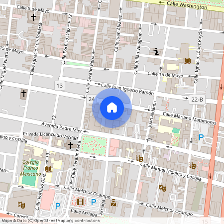 Calle Mariano Matamoros, Centro, Monterrey, Nuevo León, 64000, México