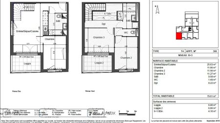 Location appartement 4 pièces - 79.61m² à Toulouse (31200) - Photo 3