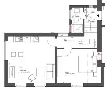 Historischer Charme trifft modernen Wohnkomfort. 2-Zimmerwohnung zu... - Photo 2