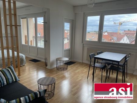 Schiltigheim, 2 pièces meublé avec balcon - Photo 3