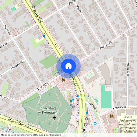 Warszawa, Wilanów, Obornicka