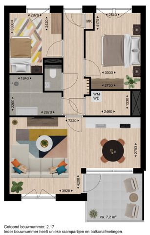 Appartement te huur: Emmapassage 9-08 5038 XA Tilburg - Foto 2