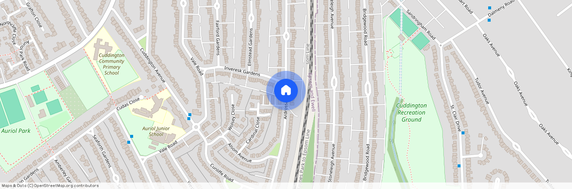Ardrossan Gardens, Worcester Park, SURREY, KT4