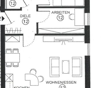 3-Zimmer-Wohnung mit Loggia in zentraler Lage von Werl - Foto 2
