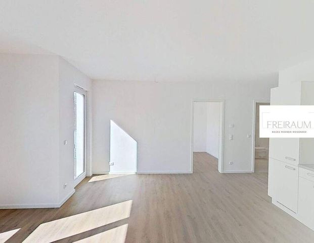 Hochwertige 2-Zimmer-Wohnung mit TERRASSE und EBK im Weißenseer Neubauquartier FREIRAUM - Photo 1