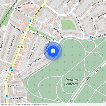 Excellent two bed furnished @ Brenfield Rd, G44