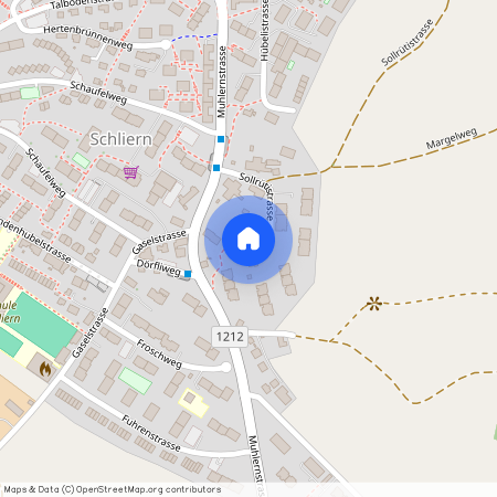 Sollrütistrasse 18, 3098 Schliern b. Köniz BE, Lageplan