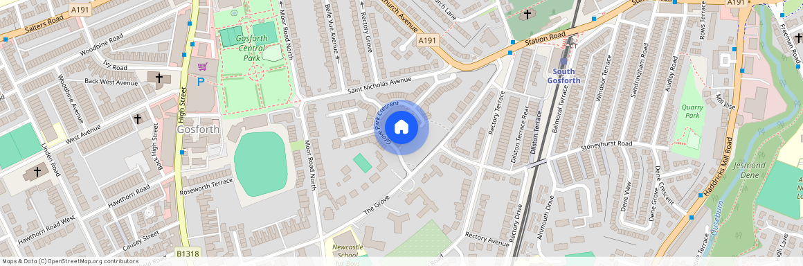 Grove Park Oval, Gosforth, Newcastle upon Tyne