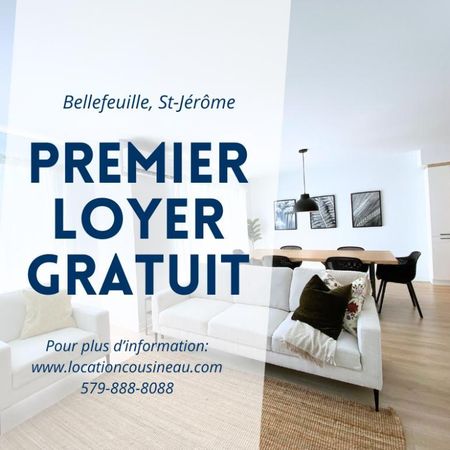 Logement 5 1/2 - Libre dès maintenant - 1er loyer GRATUIT - Photo 3