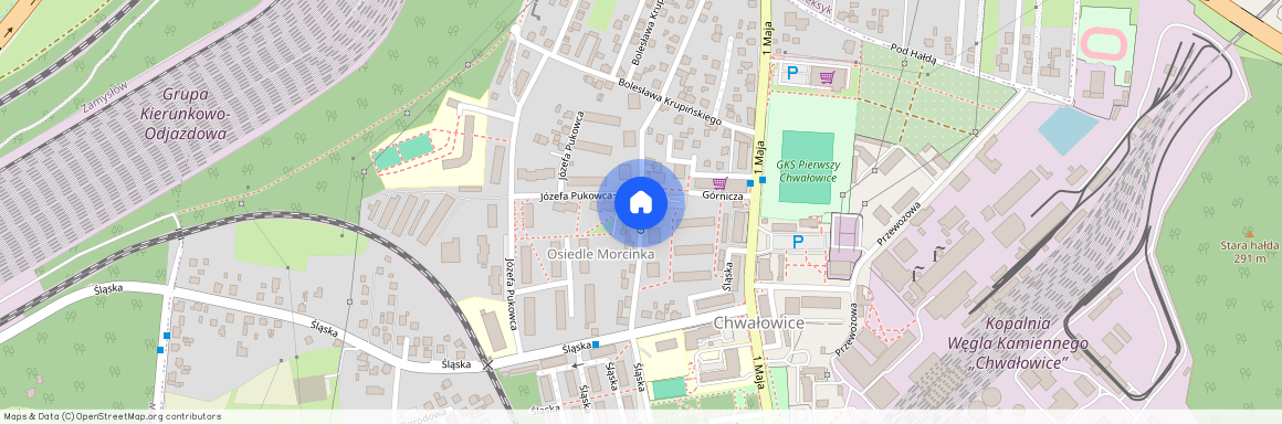 ul. Górnicza, Chwałowice, Rybnik, śląskie