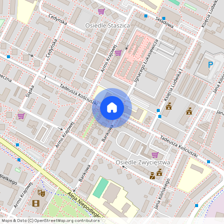 ul. Tadeusza Kościuszki, Lubin, lubiński, dolnośląskie