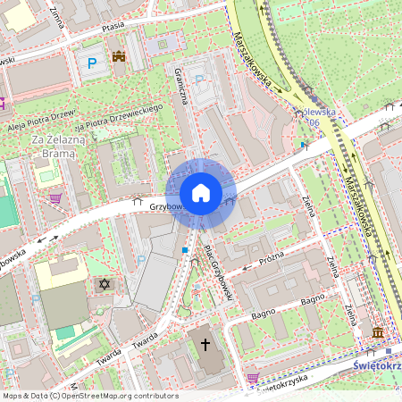 ul. Grzybowska, Śródmieście Północne, Śródmieście, Warszawa, mazowieckie
