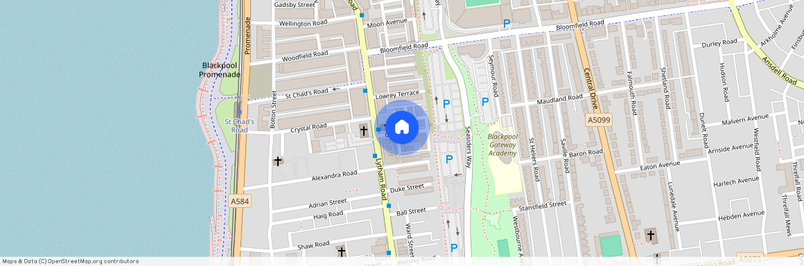 Clare St, Blackpool, FY1