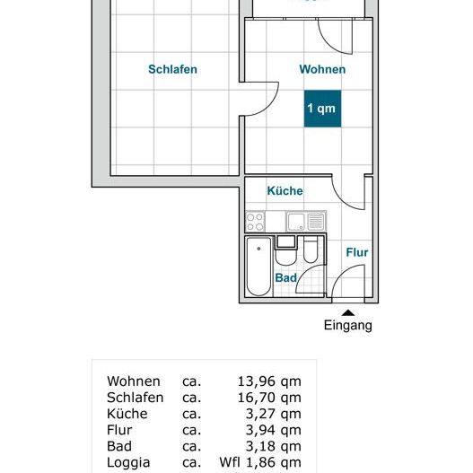 2-Zimmerwohnung mit Balkon, Aufzug und tollem Blick über Dresden! - Foto 1