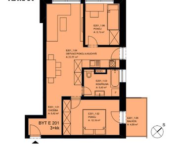Pronájem bytu 3+kk 58 m² - Fotografie 6