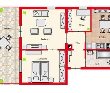 Wunderschöne 3,5 Zimmer Wohnung am Südhang in Pfullingen/Reutlingen... - Photo 1