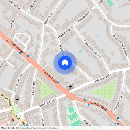 Bracknell Gardens, Hampstead, London, NW3
