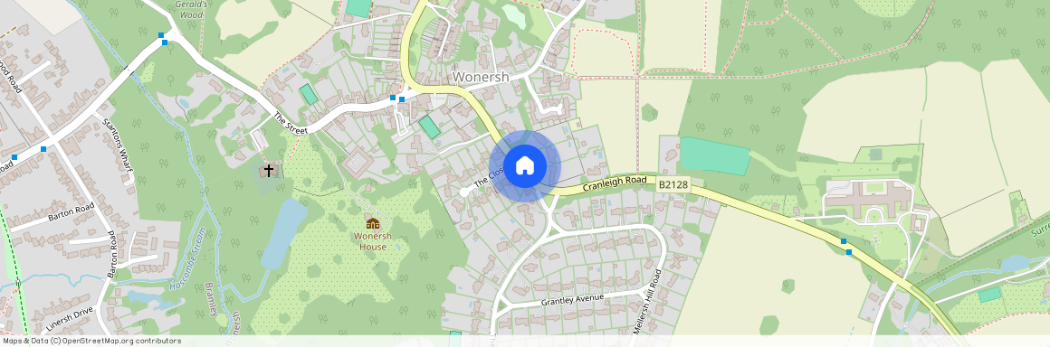 Bedroom Terraced Cottage In Wonersh, GU5