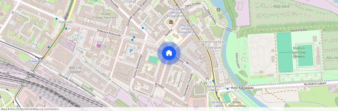 ul. Stanisława Więckowskiego, Przedmieście Oławskie, Krzyki, Wrocław, dolnośląskie