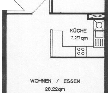 2-Raum-Wohnung, 65,9 m² mit Balkon und Fußbodenheizung im Grünen. - Photo 1